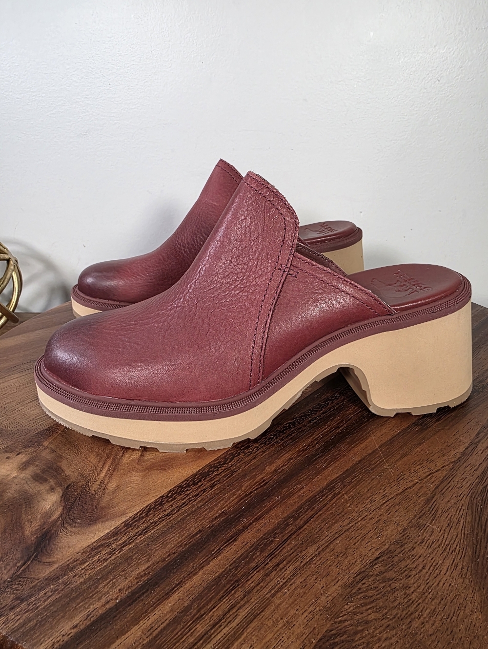 Sorel Hi-Line Heel Mule Boots - Spice / Tawny Buff Size 8 - Picture 8 of 16